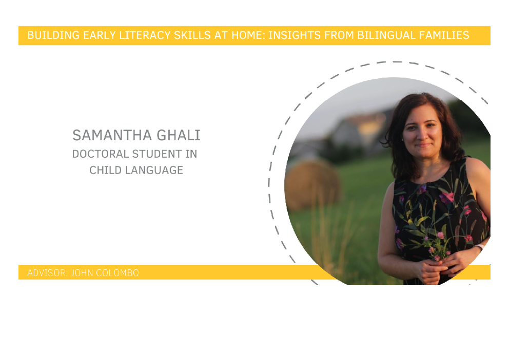 Samantha Ghali | Doctoral Student in Child Language