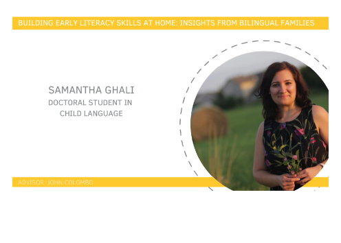 Samantha Ghali | Doctoral Student in Child Language